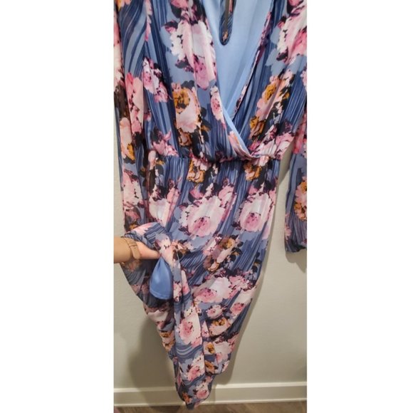 NANAMACS Floral Long Sleeve Maxi Dress - Picture 6 of 8